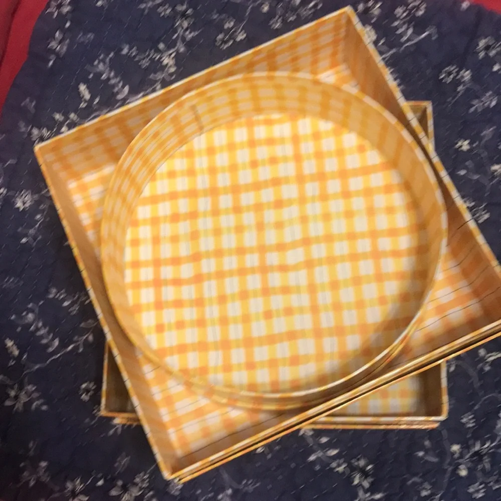 Boxes Storage Box Trio Yellow